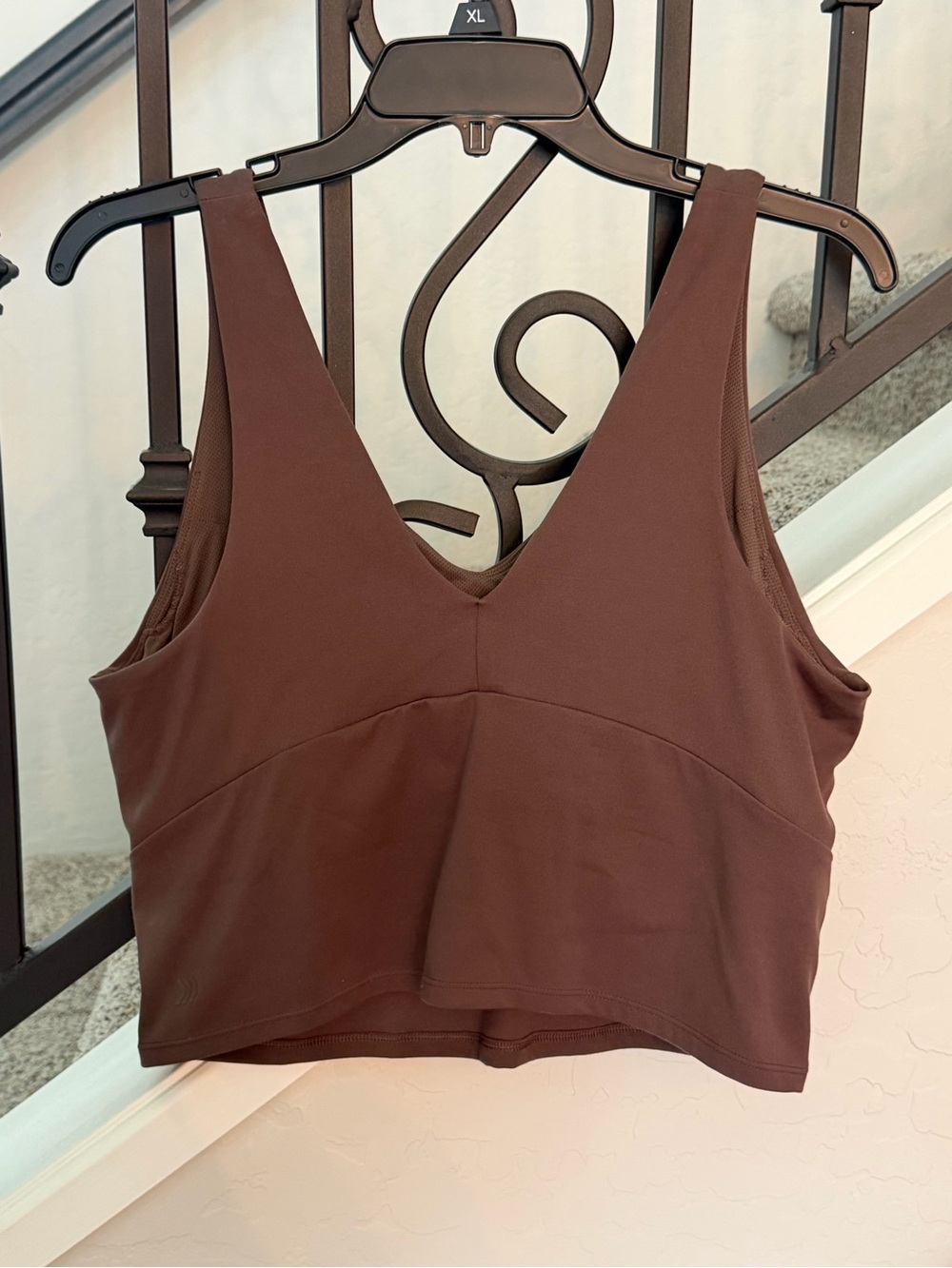 All in Motion Women’s Brown V-Neck Tank Top - Picture 2 of 2